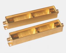 CNC铣削薄壁零件（镀金）